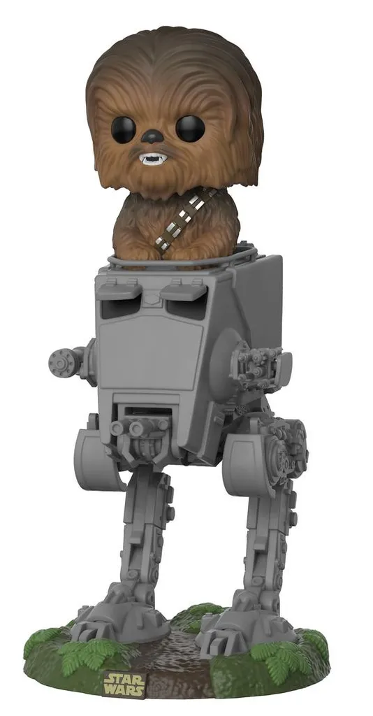 Star Wars Chewbacca en AT-ST Figurine Deluxe Vinyle Détails Authentiques