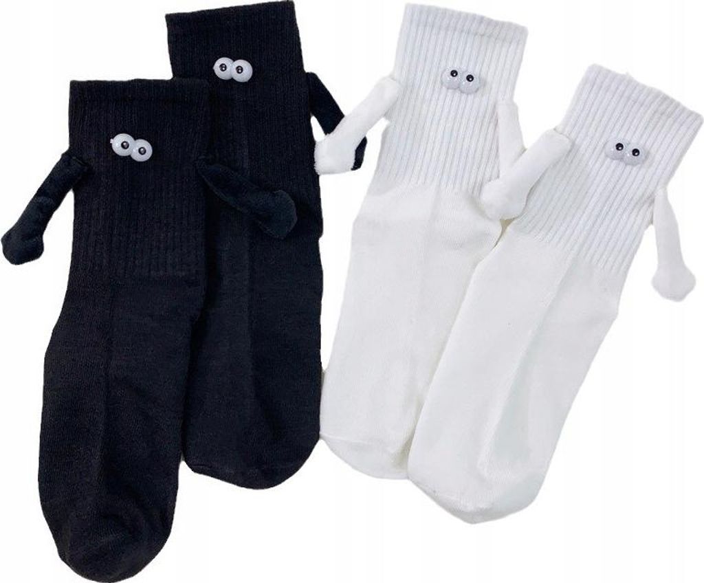 Magnetische Socken Paar Geschenk Händchen halten für Paare Produktbild 