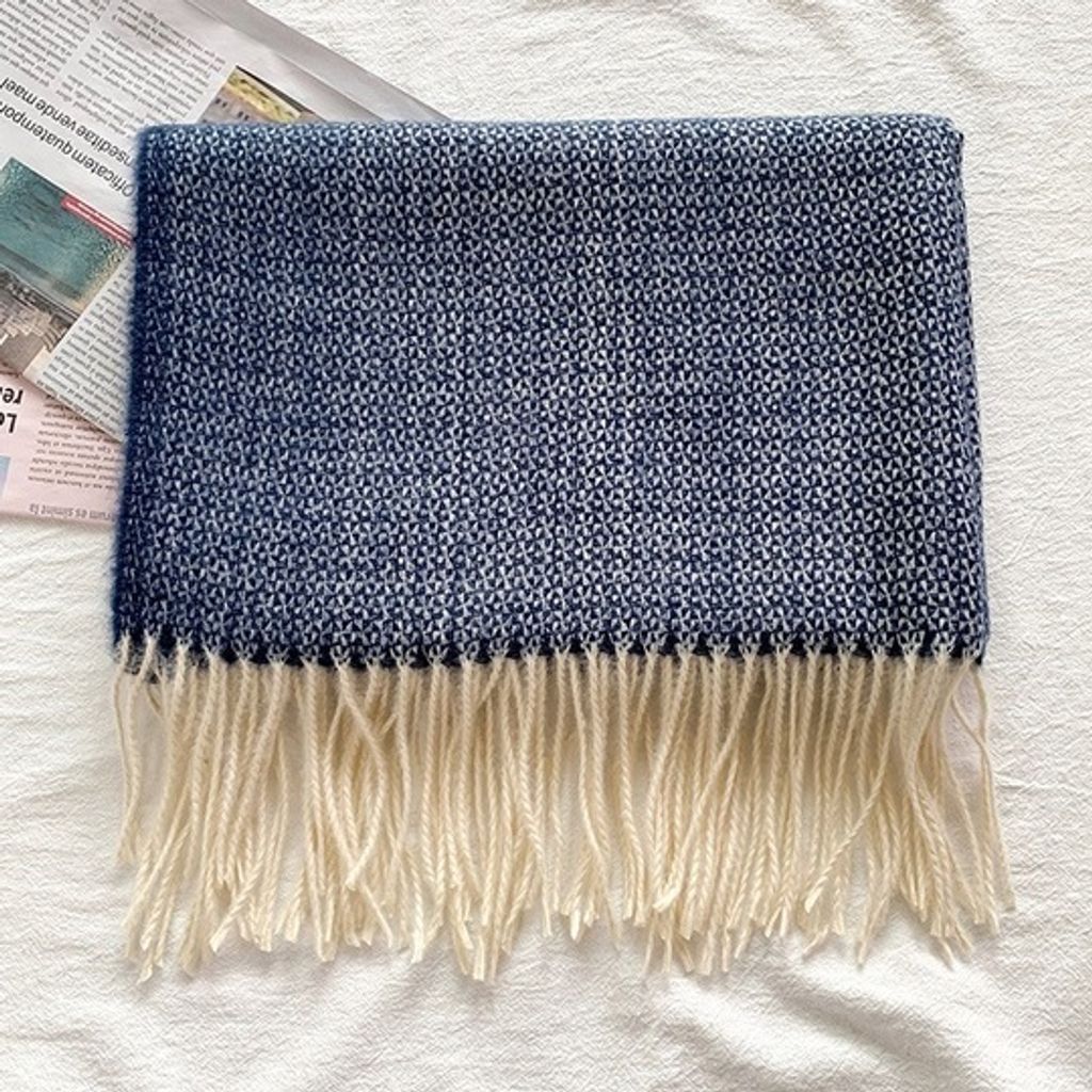 Eleganter Eliss Schal in Blau – Vielseitig und Weich KP11956