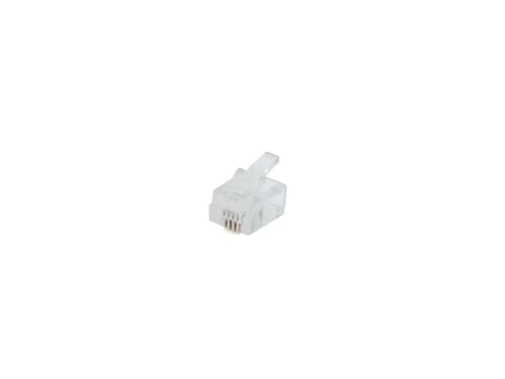 Connecteur RJ11 6P4C pour réparer un câble internet de box ADSL
