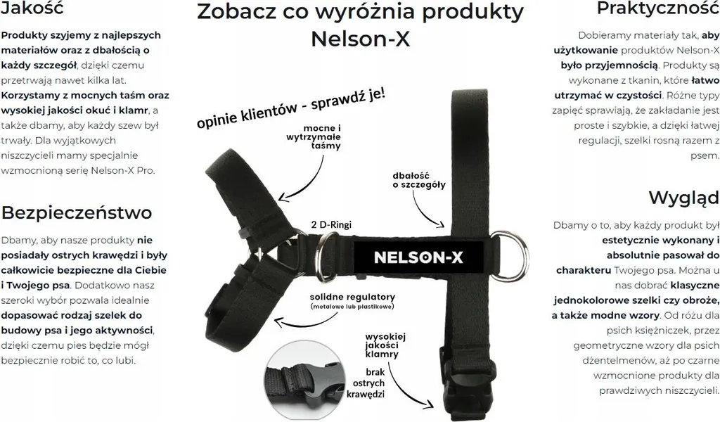 Cordino Nelson-X 150cm Moschettone Scatto | Alta Resistenza 2,5cm - 13