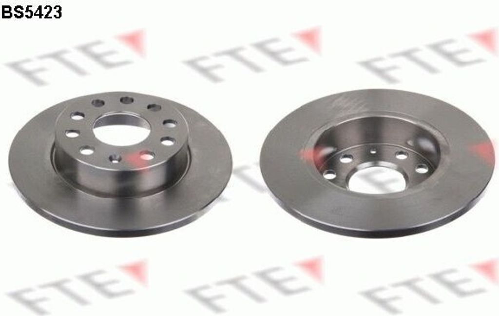 2x FTE Bremsscheibe 9072027 hinten für VW Golf V Schrägheck (1K1) GOLF VI (5K1)