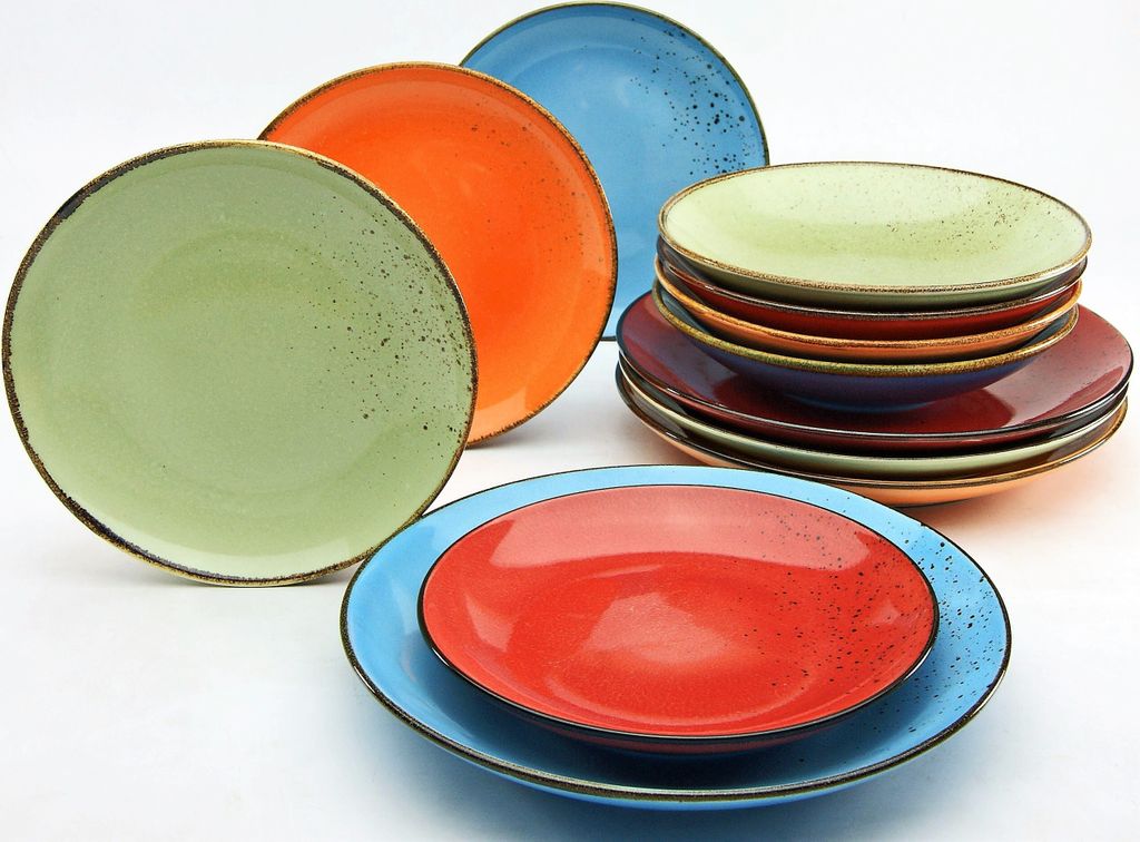 CreaTable, 20964, Nature Collection Mediterran, Tellerset Produktbild 