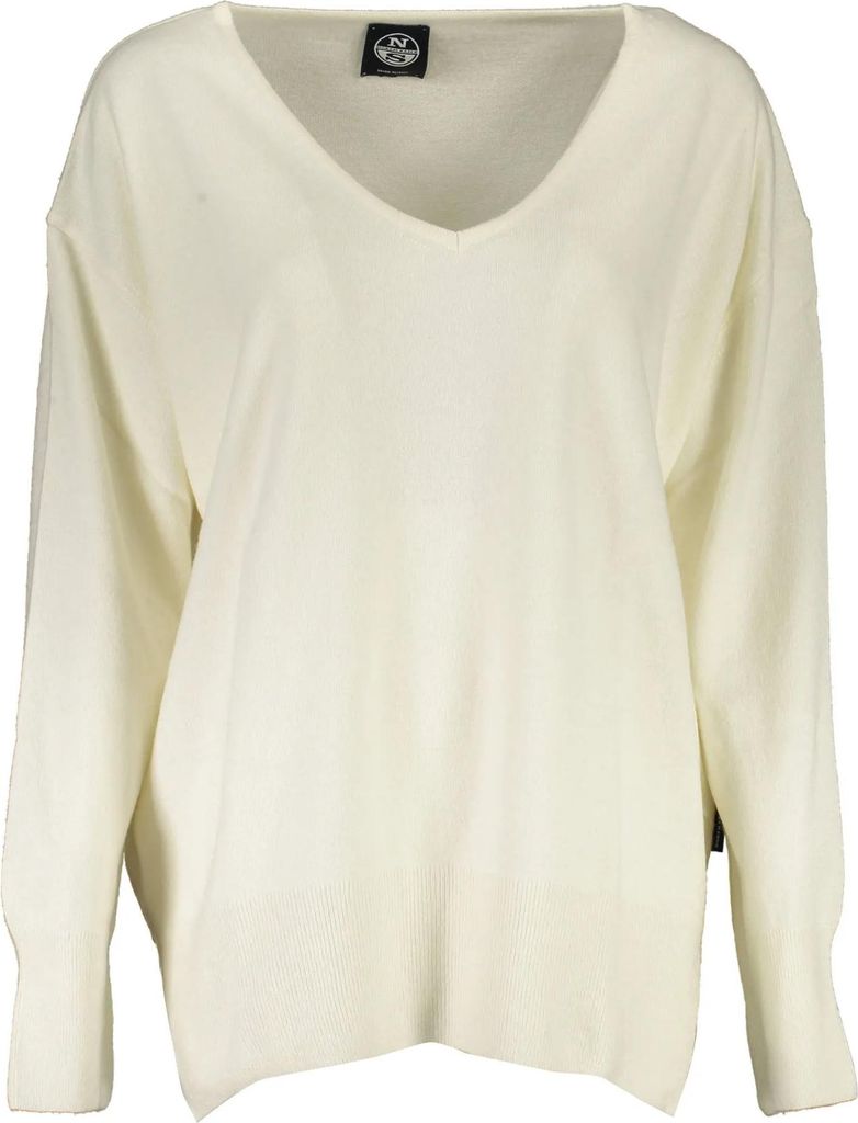 North Sails Damen Langarmshirt Weiß 902459-000_BIANCO_0105 : Größe - S Größe: S