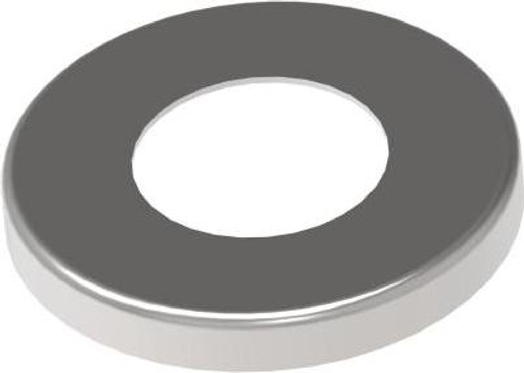 Abdeckrosette ∅ 85 mm / ∅ 42,4 mm Edelstahl Abdeckung Rohr Produktbild 