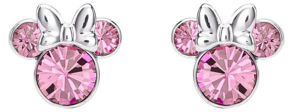 Boucles d'oreilles Minnie Disney en argent Image du produit 