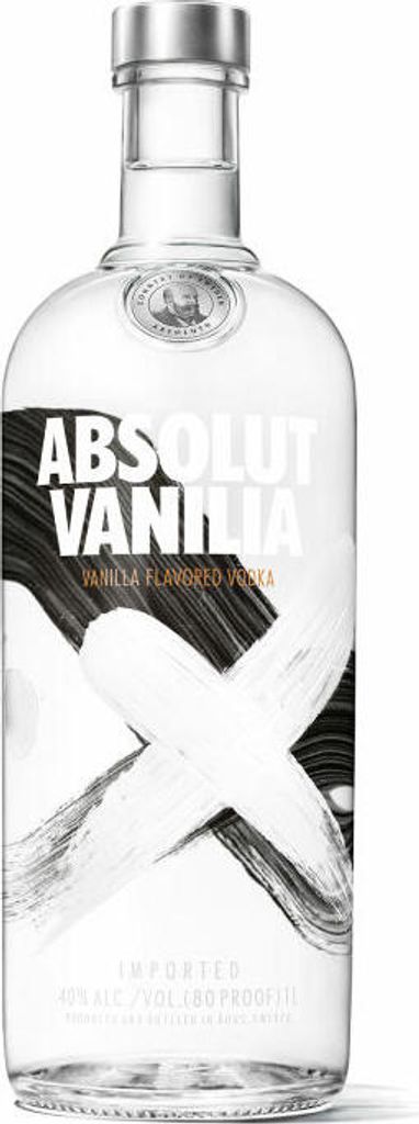 Absolut Vodka Vanilla 40% 1,0L Image du produit 