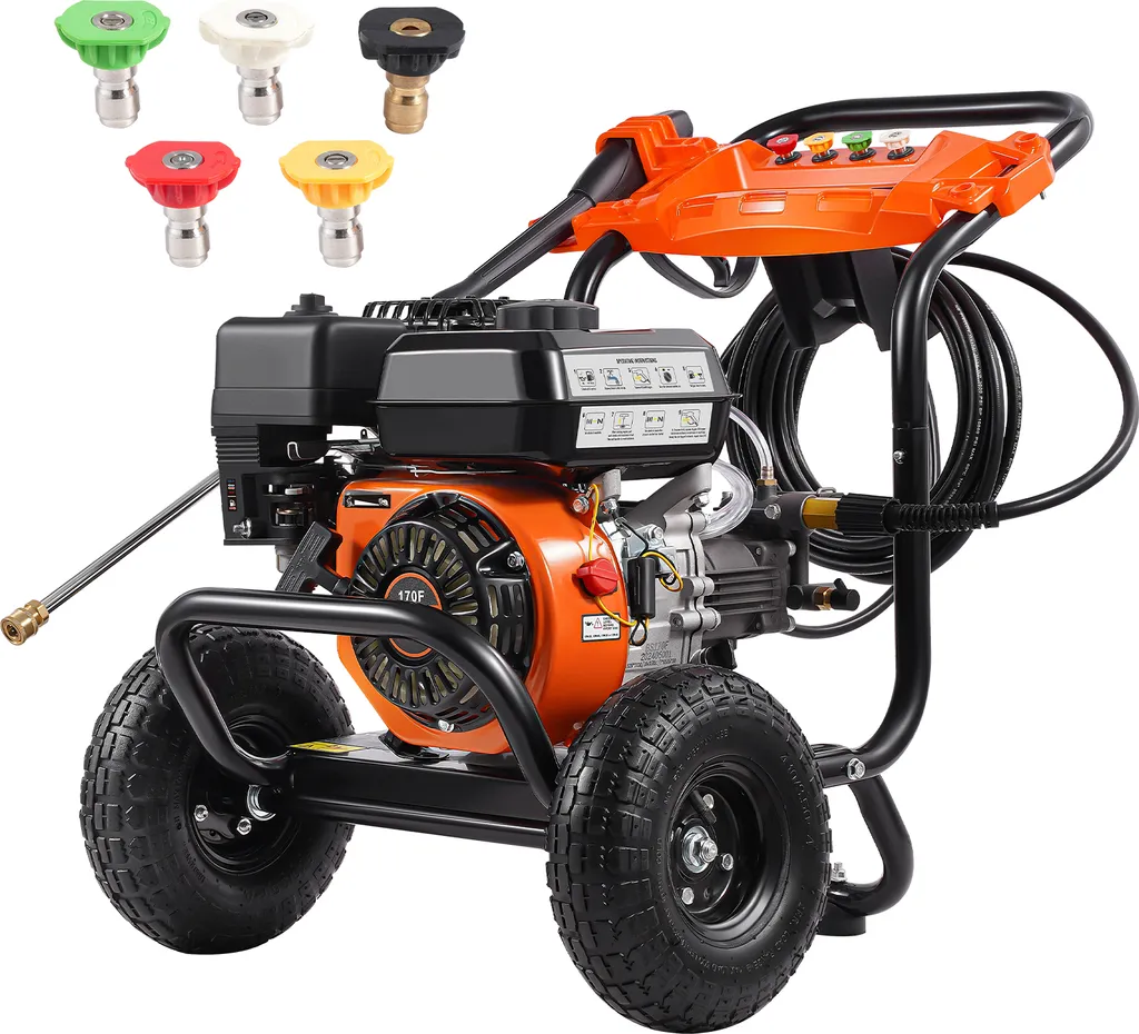 Nettoyeur haute pression pour terrasse et façade 3500 PSI essence VEVOR