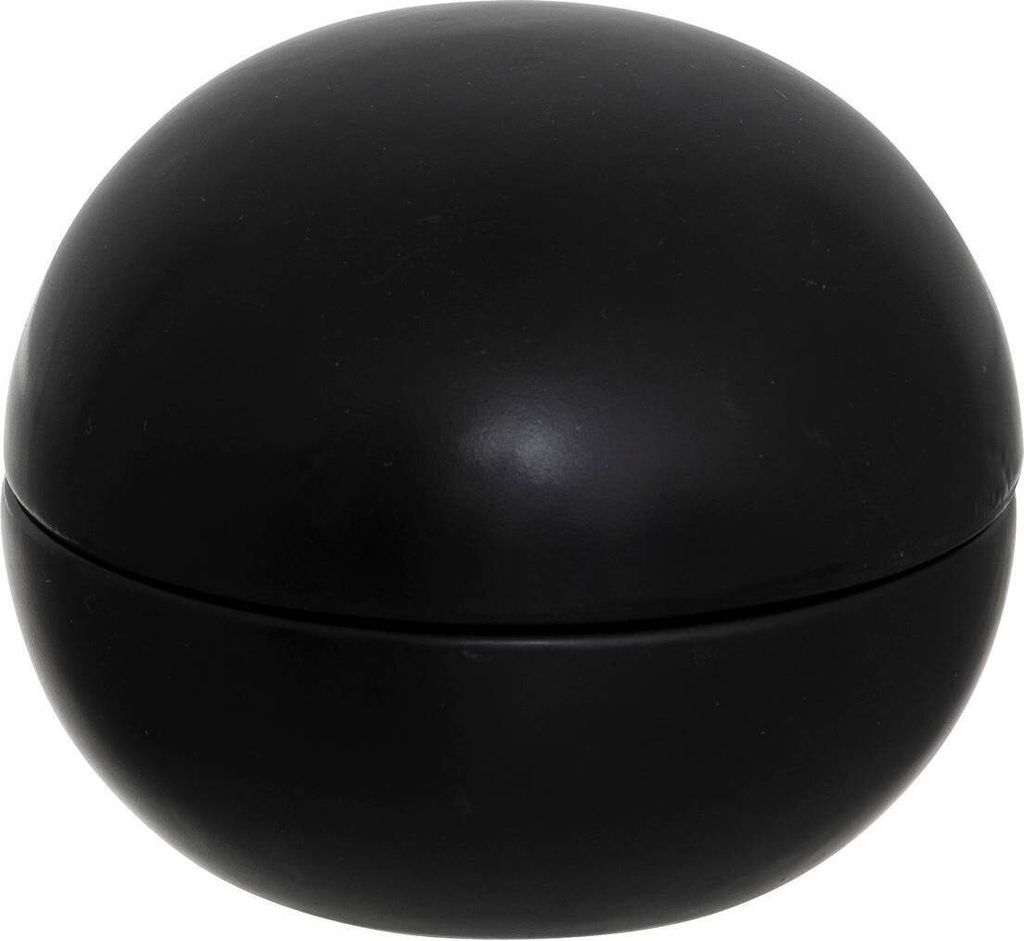 Aschenbecher  Keramik - schwarz - D.10 cm - Atmosphera Produktbild 