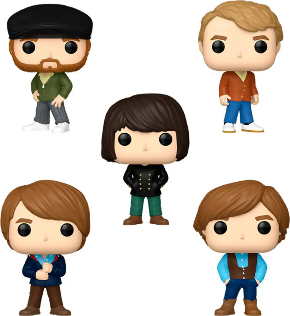 Coffret Complet 5 Figurines Funko Pop The Beach Boys Groupe Musique
