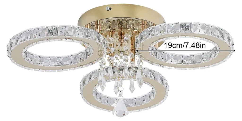 Luminaire de plafond moderne variable HQ-3200J éclairage LED intérieur