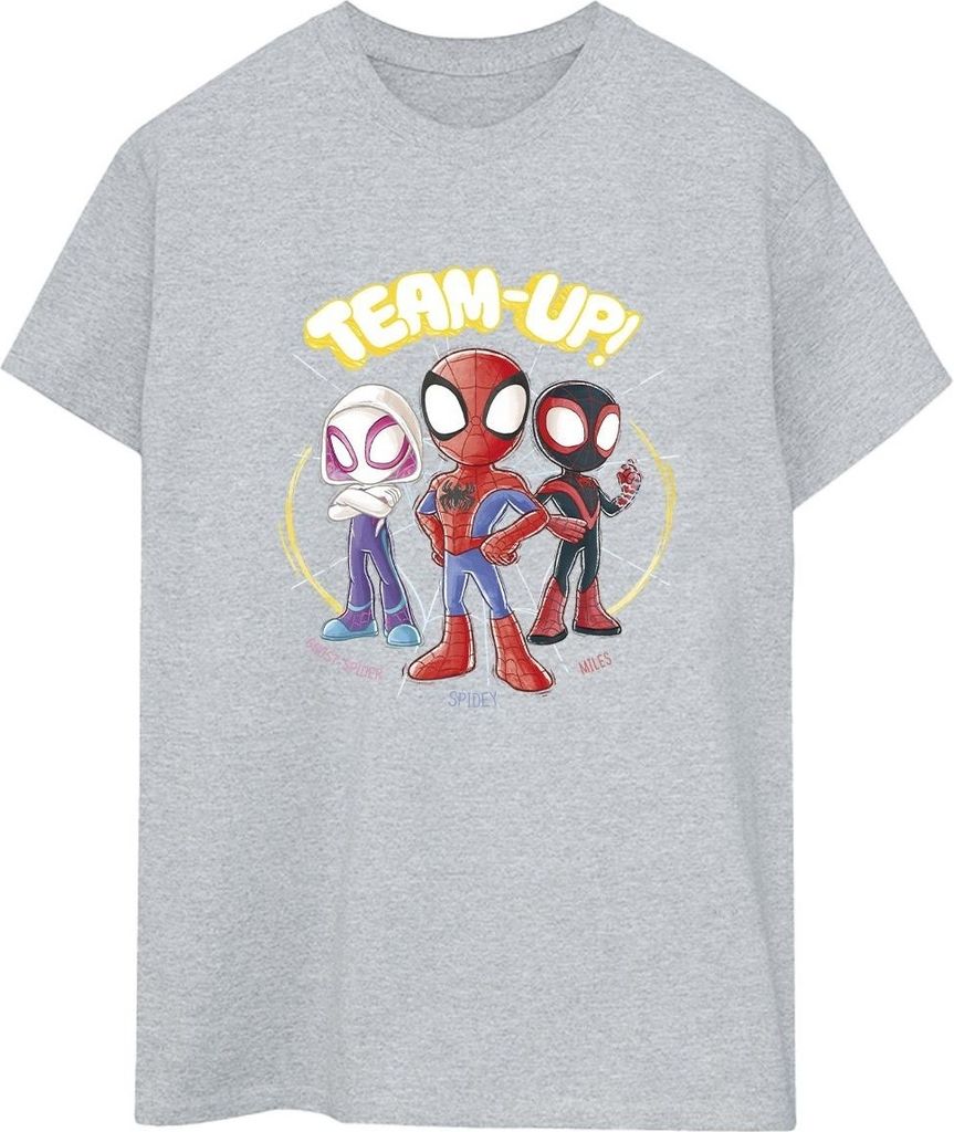 Marvel - "Spidey And His Amazing Friends" T-Shirt für Damen BI44002 (M) (Grau)
