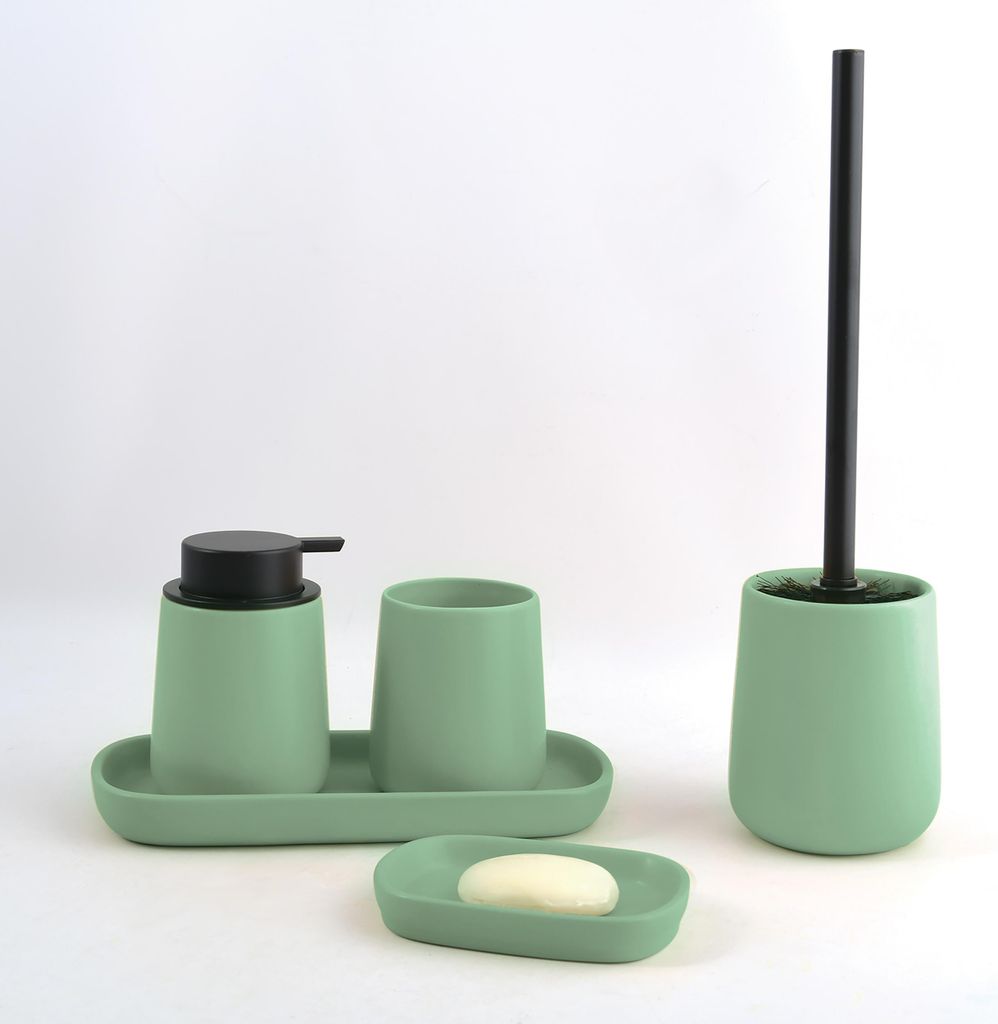 Szczotka do toalety MSV z uchwytem, ceramiczna, kolor: Zdjęcie produktu 