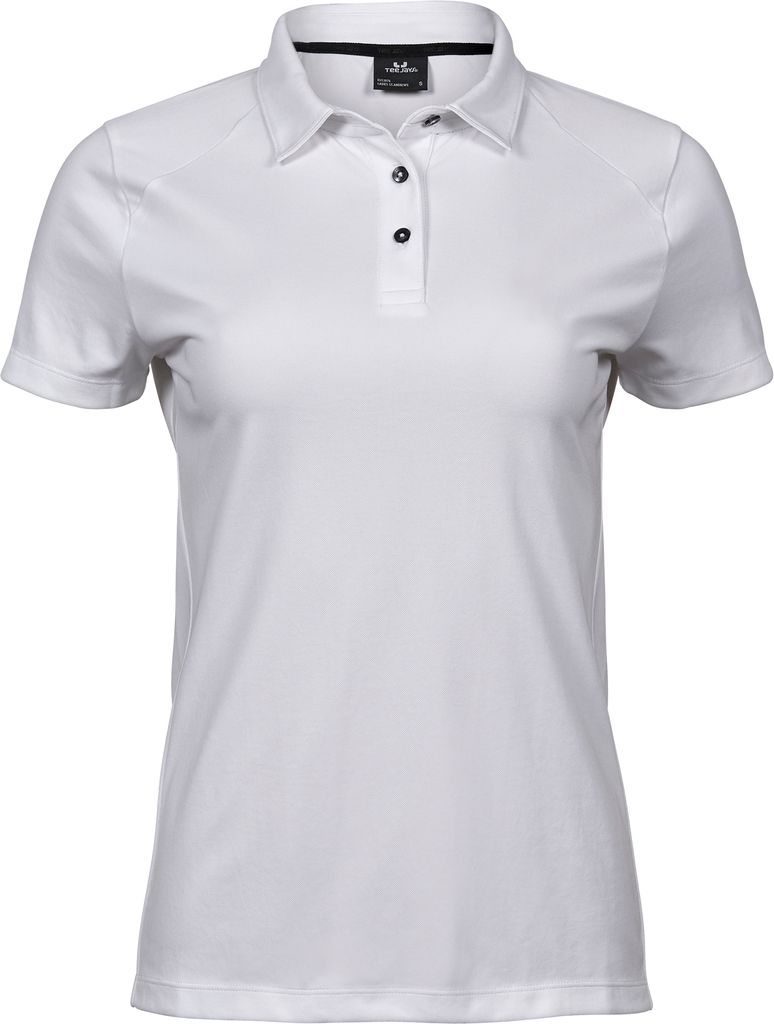 Tee Jays - "Luxury" Poloshirt für Damen - Sport BC4572 (S) (Weiß)