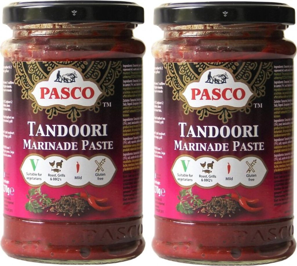 [ 2x 270g ] PASCO Tandoori Paste zum Grillen, Braten, Produktbild 