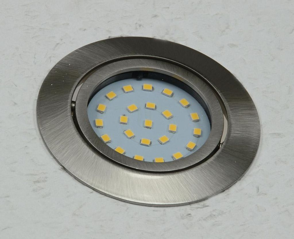 ChiliTec LED vstavané svetlo, 4W, 350lm, Ø71mm, otočné, Obrázok produktu 