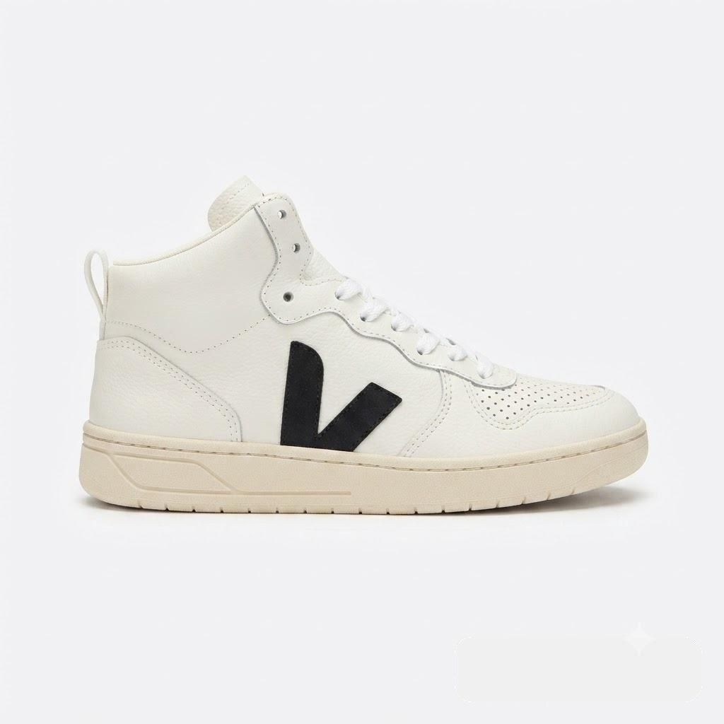 Veja V-15 Leather Extra White/ Natural Produktbild 