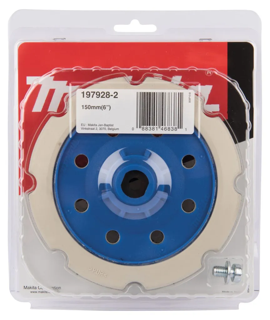 Plateau de Ponçage pour Ponceuse Excentrique 150 mm Makita 197928-2