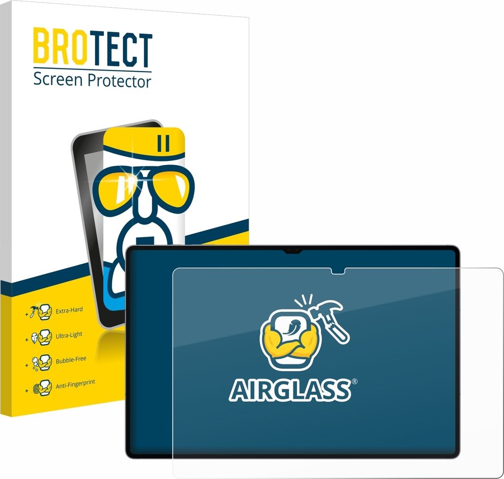 BROTECT Schutzglas für Samsung Galaxy Tab S10 Ultra WiFi / 5G Schutzfolie Panzer Folie Glas Display Schutz klar