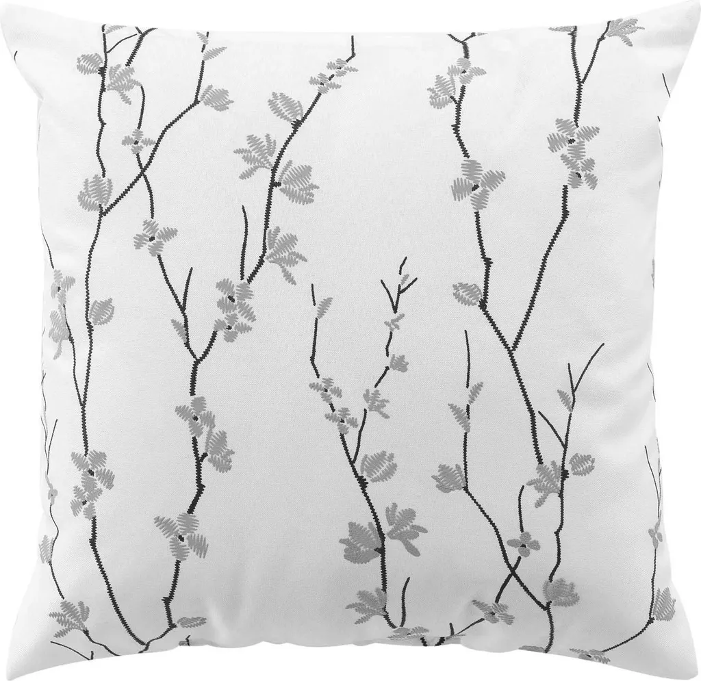 Coussin décoratif SAKURA branche de cerisier 45x45 cm pour salon zen