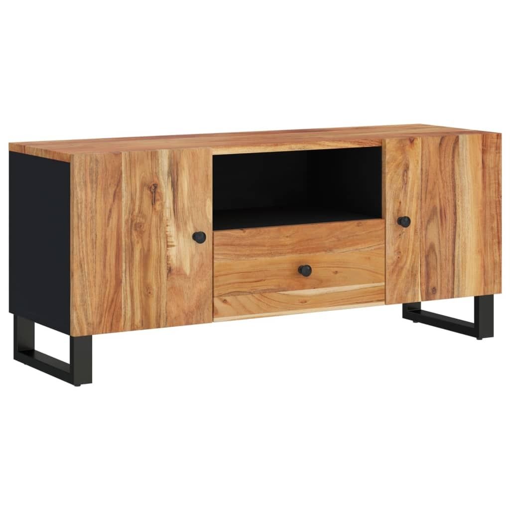 "SALE 2026"TV-Schrank, Fernsehtisch - CLORIS - 105x33,5x46cm Massivholz Akazie & Holzwerkstoff - TV-Schränke DEMöbel738629