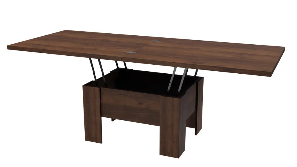 Table de réception pliable 100-200cm Eryk idéale petits espaces