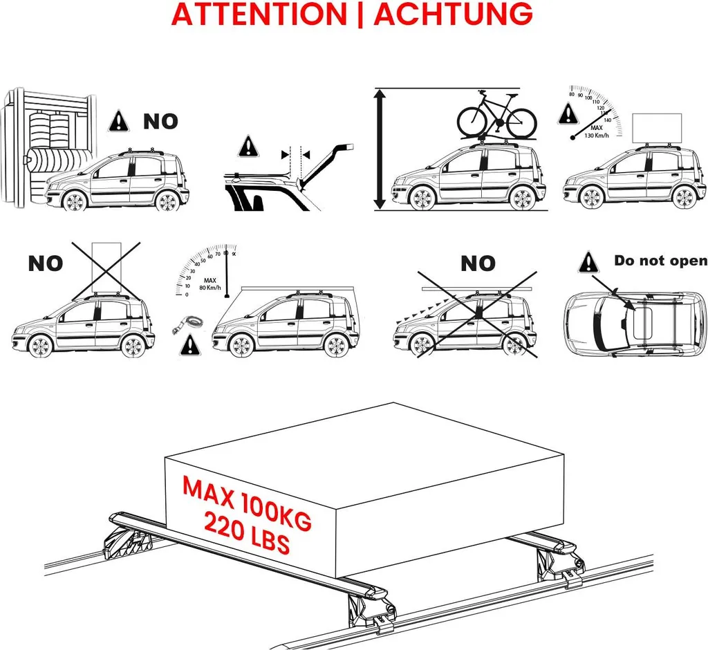 Barre Portapacchi ACE-2 Per BMW X1 U11 2023-2025 – Alluminio Grigio, Carico 75 Kg, Kit Di Montaggio E Chiave Inclusi, Compatibili Con Modelli Senza Spazi