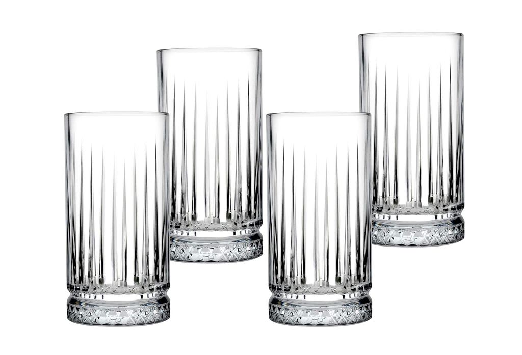 c-461 Elysia Trinkglas 35,5 cl Ideal für Longdrinks und Softdrinks 4 Stück Vintage Style 11 3/4 oz