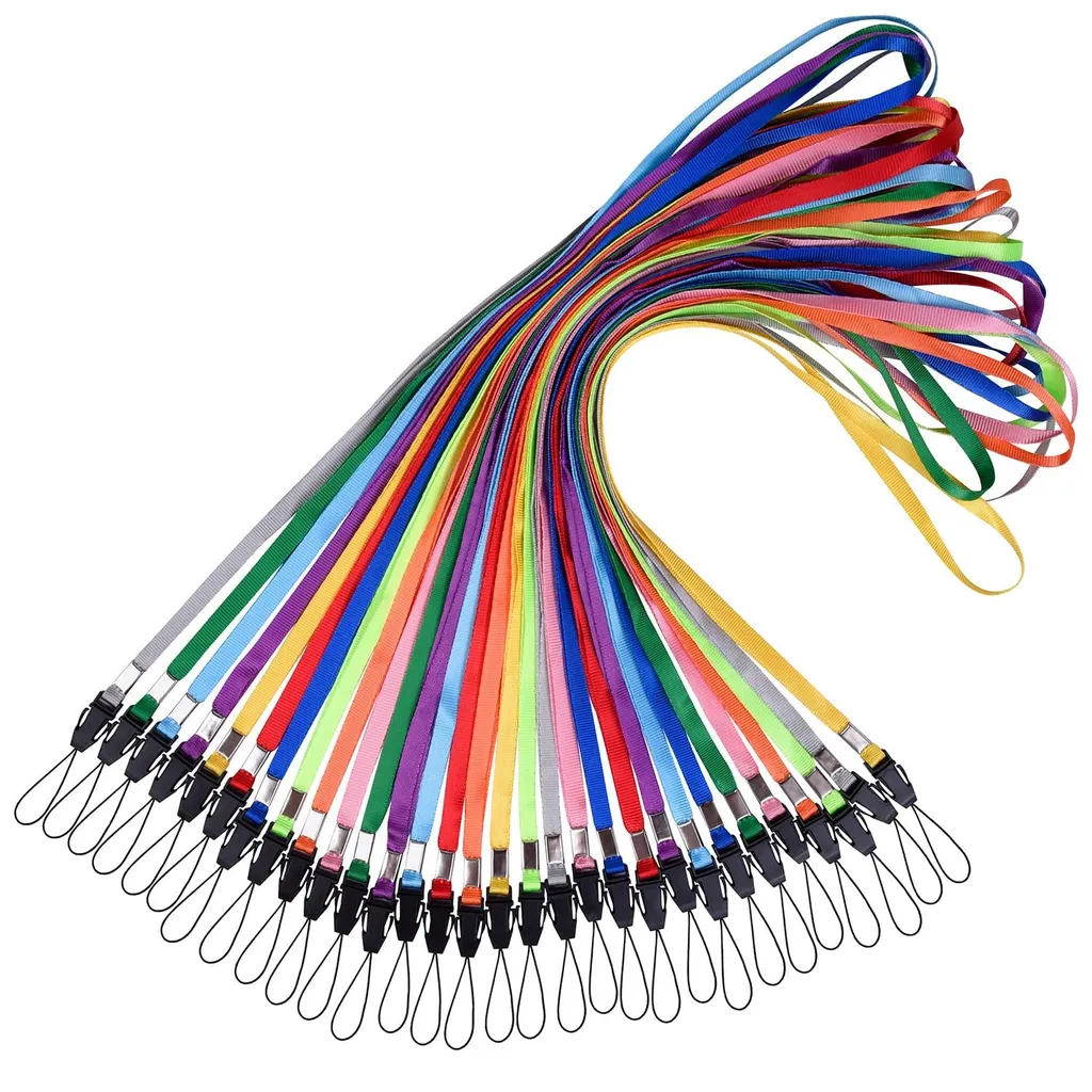Tour de cou amovible en lot de 30 pièces pour clé USB et sifflet