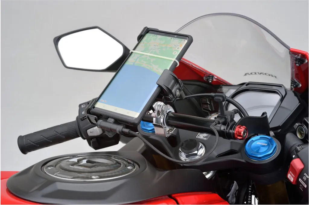 Support Guidon Moto USB-C pour Navigation GPS et Long Trajet - 5