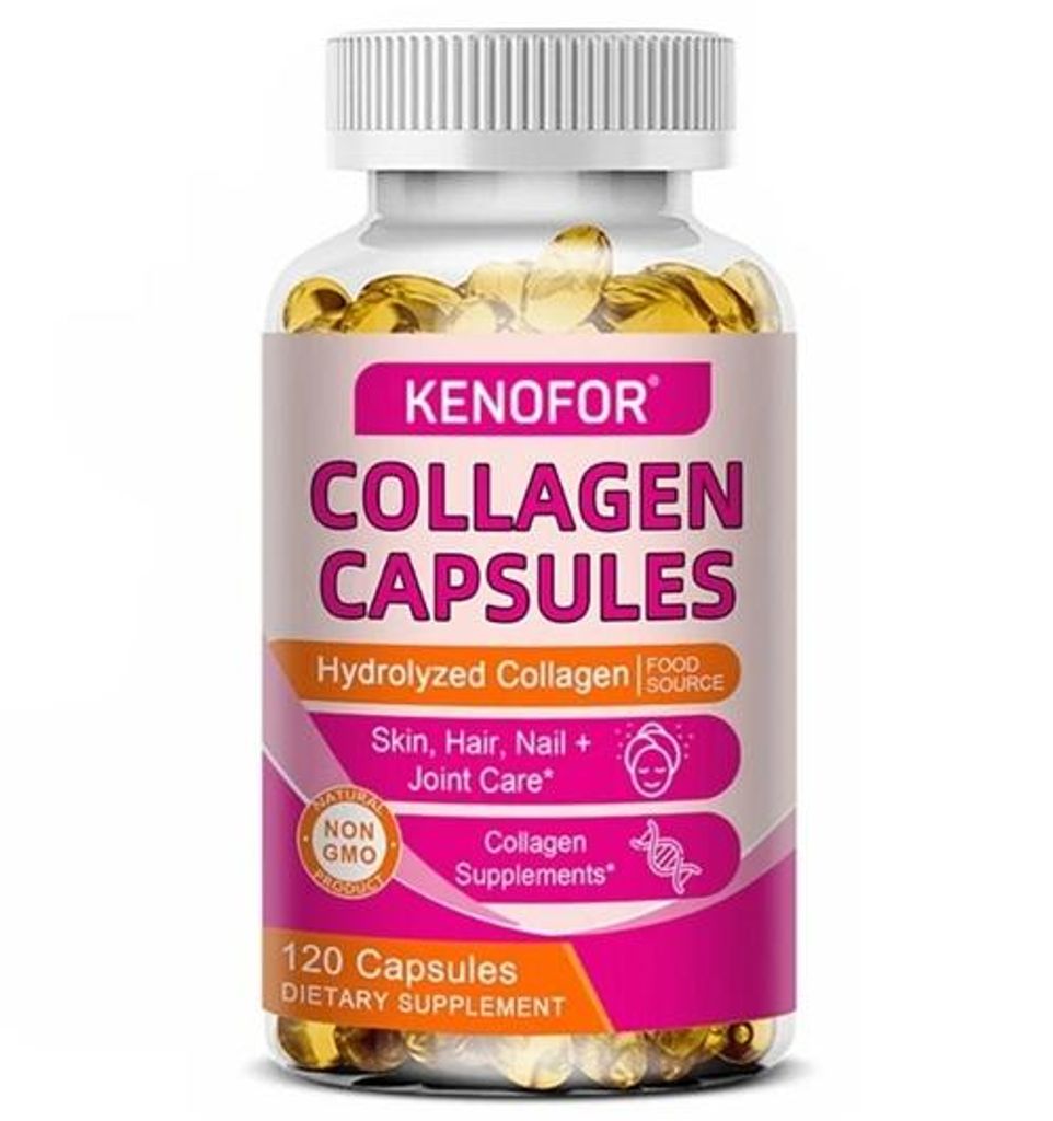 Collagen Capsules 3000mg (120 Kapseln) Nahrungsergänzungsmittel, Anti-Aging, Hautgesundheit, Haut, Haare, Nägel, Knochen, Gelenke