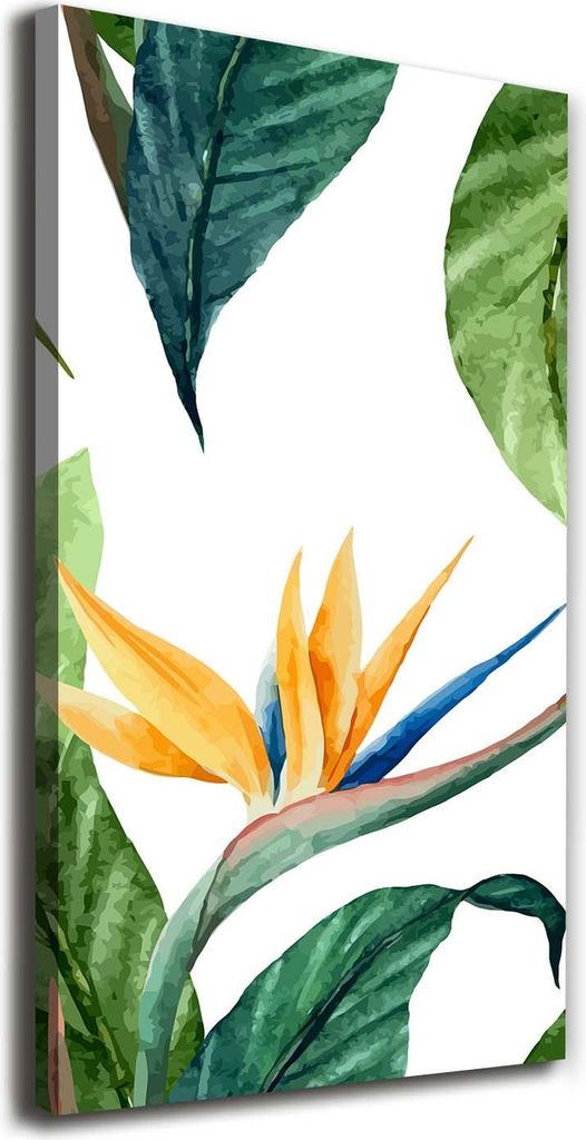 Tulup Leinwandbild - 70x140cm - Wandkunst - Drucke auf Leinwand - Leinwanddruck - Wohnzimmer Wanddekoration XXL - Wohnung Deko Kunstdrucke - Blum...