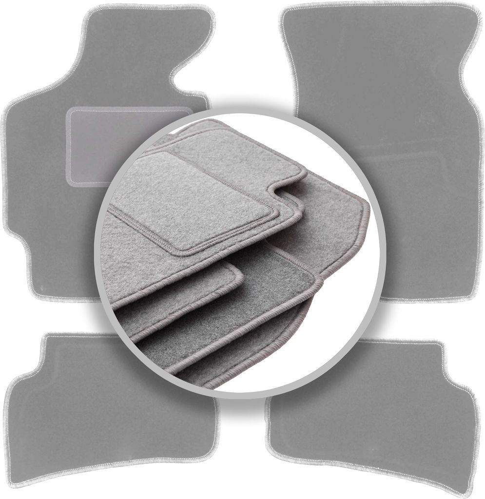 Graue Autofußmatten für: Mazda MX-6 I Coupé (1988-1992)