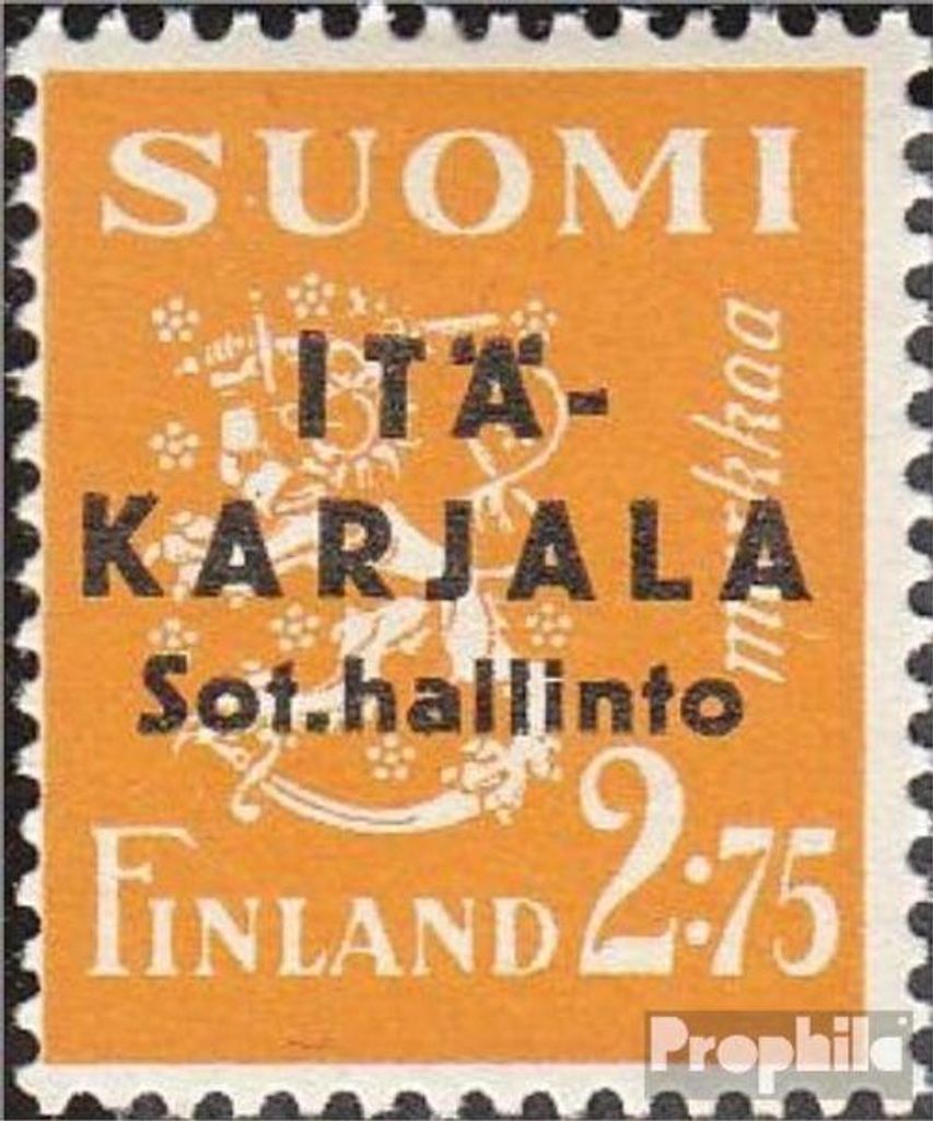 Briefmarken Finnische Bes. Ostkarelien 1941 Mi 4I Produktbild 