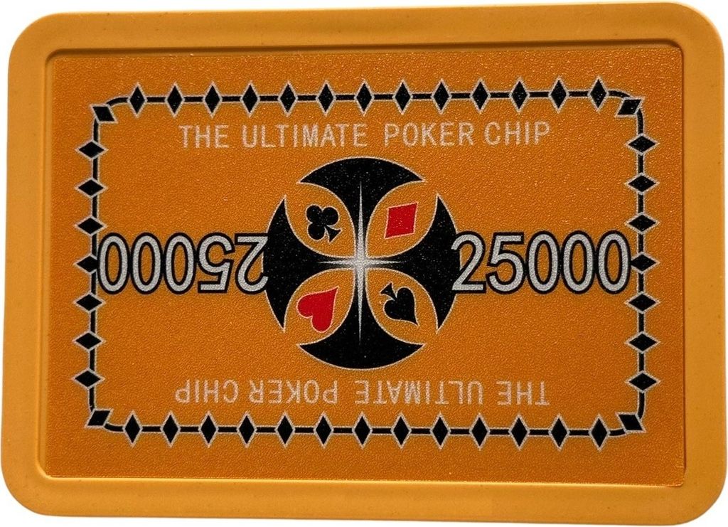 Ultimate Poker Plaque 16g – Wert 25000 – 10 Stück.