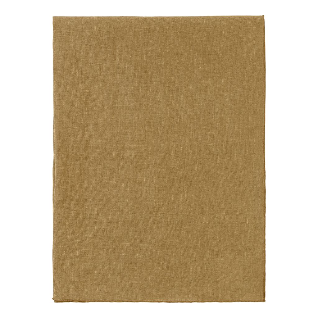 blomus GmbH LINEO Leinen Tischläufer Dull Gold 140 x 45 cm