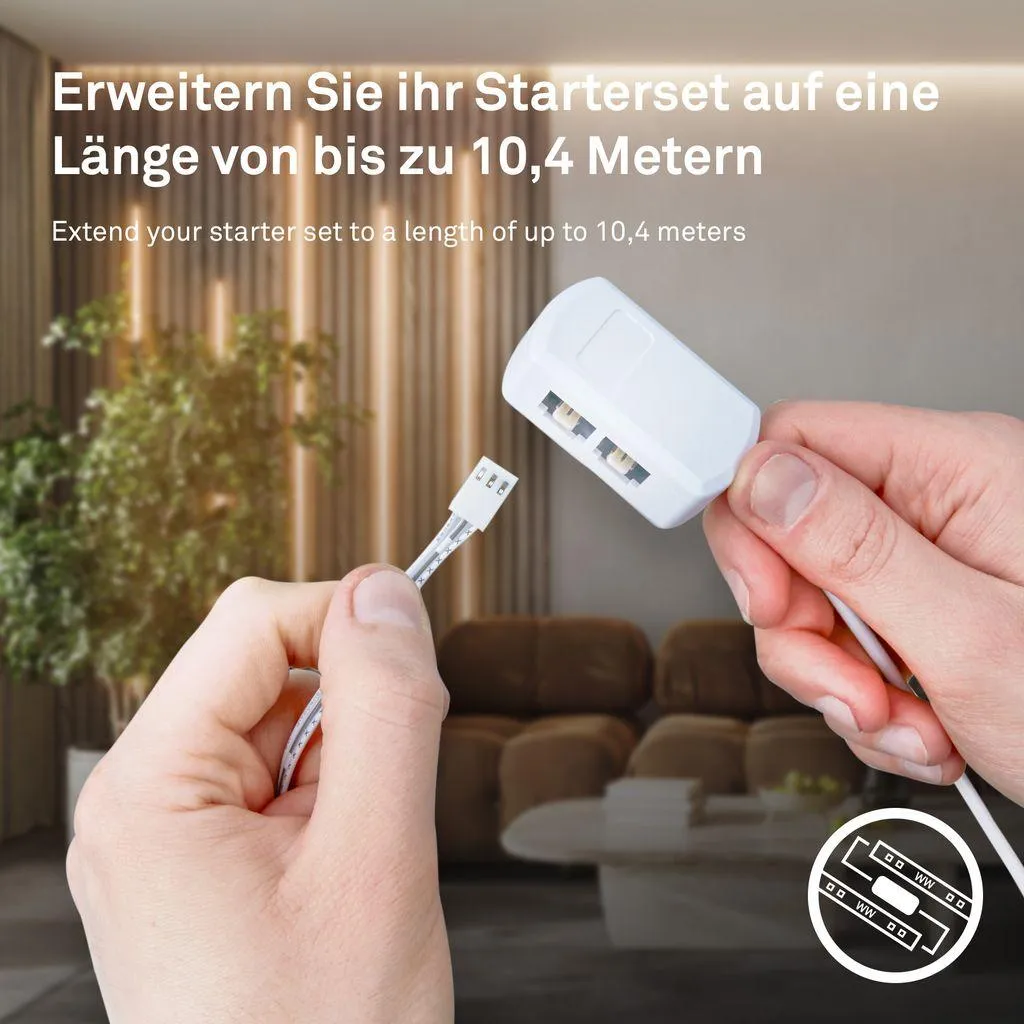 Solution LED pour Panneau Décoratif 260cm : Kit Prêt à Poser Briloner - 6