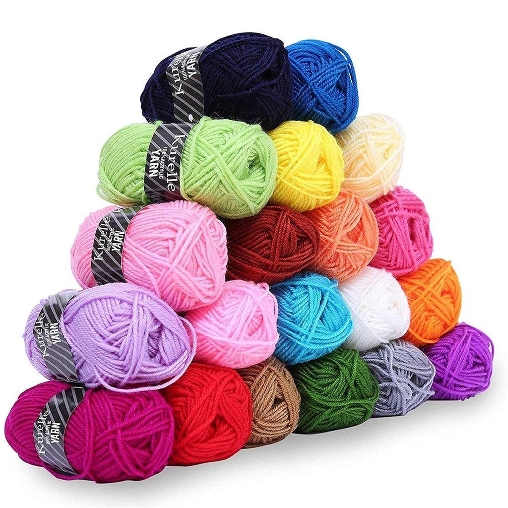 Kurelle Stickgarn Buntes Strick Garnknäuel Packung - Acryl Produktbild