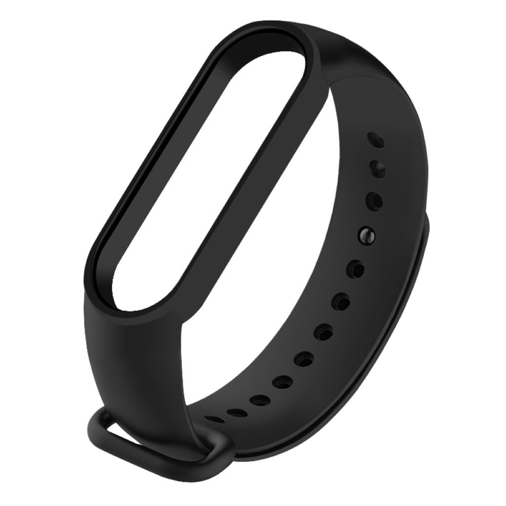 Solid Color Smart Watch Band Weicher Ersatz Armband Armband für Xiaomi Mi Band 5-Grau