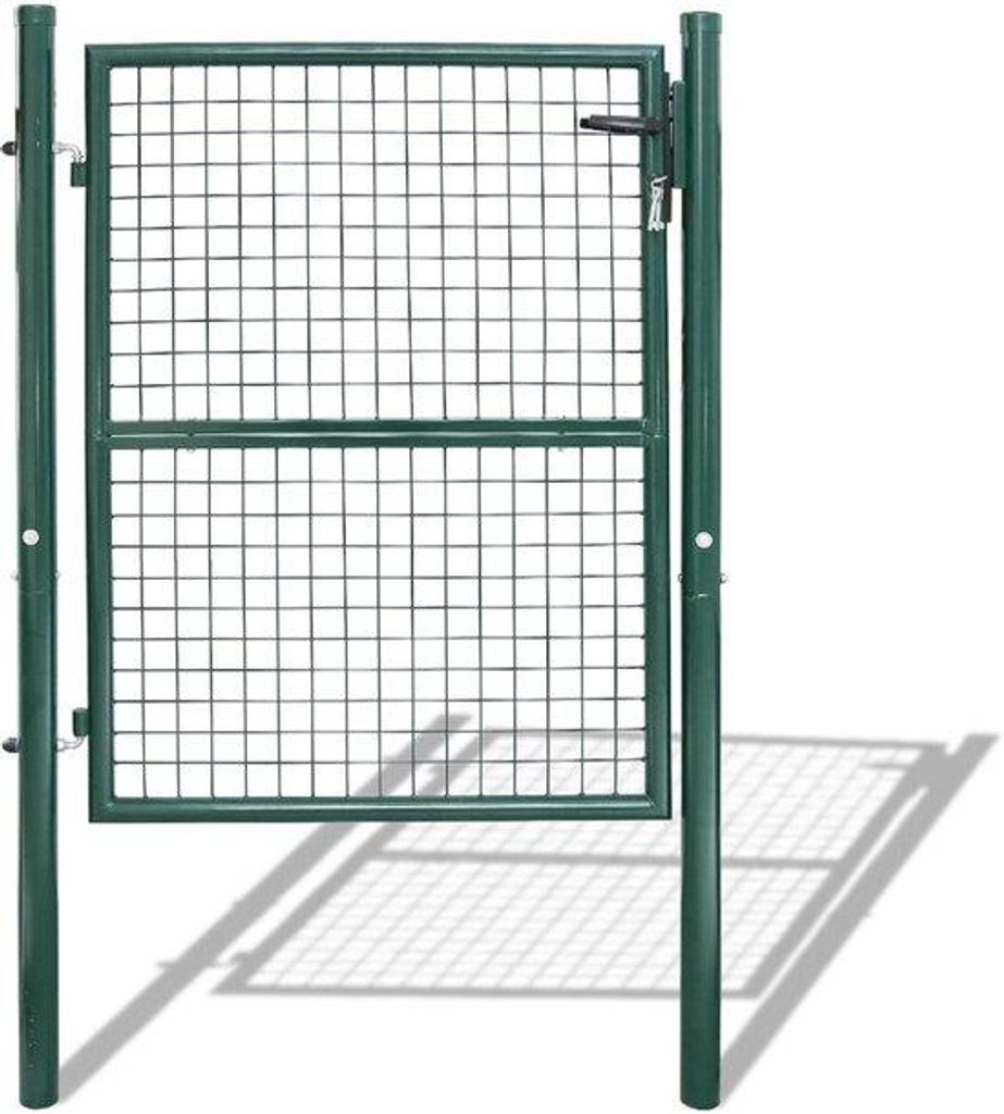 150x100CM Gartentor Gartentor aus Stahl mit Schloss, Türgriff und Schlüssel, robust und langlebig - Gemüsetor