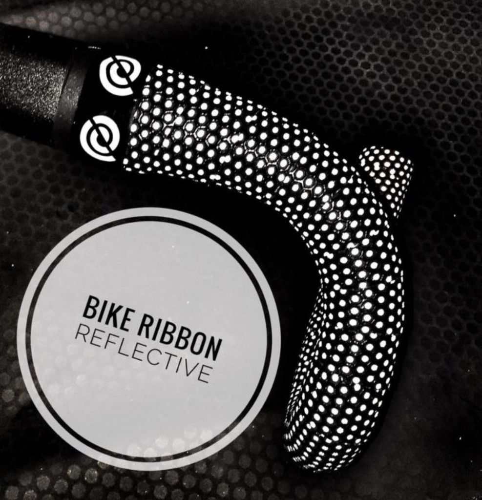 BIKERIBBON Lenkerband - REFLECTIVE - Schwarz