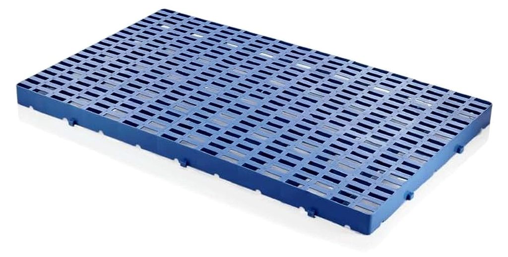 4x Bodenrost System blau HDPE Kunststoff 98,5 x 59 x 5 cm