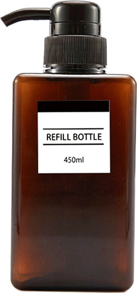 100/150/250/280/450 ml leere Shampoo -Lotion Duschgelpumpenflaschenspender-Kaffee ,Größen:450ML