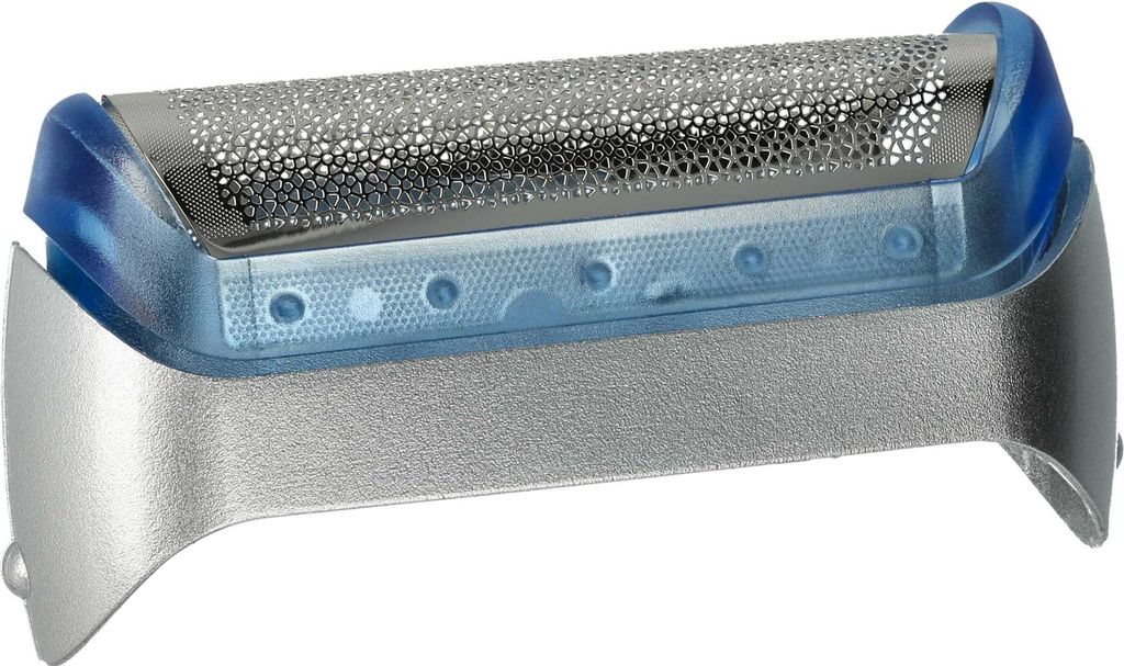 vhbw 1x Scherfolie Ersatz für Braun 20S für Elektrorasierer + Rahmen, silber/blau