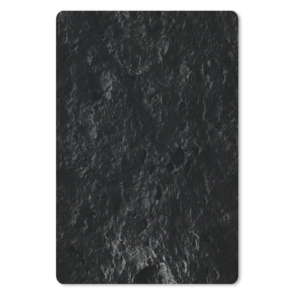 MuchoWow Mauspad Mousepad Schwarz - Weiß - Höhle - Stein - Natur 18x27 cm - Mousepads - Maus Mat - Pad - Mausunterlage