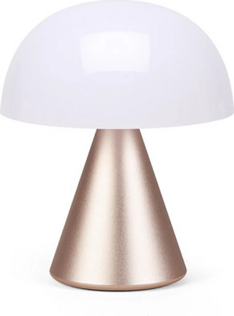 Lexon Mina M Lampe LED Rechargeable Or Doux - Éclairage Design Nomade