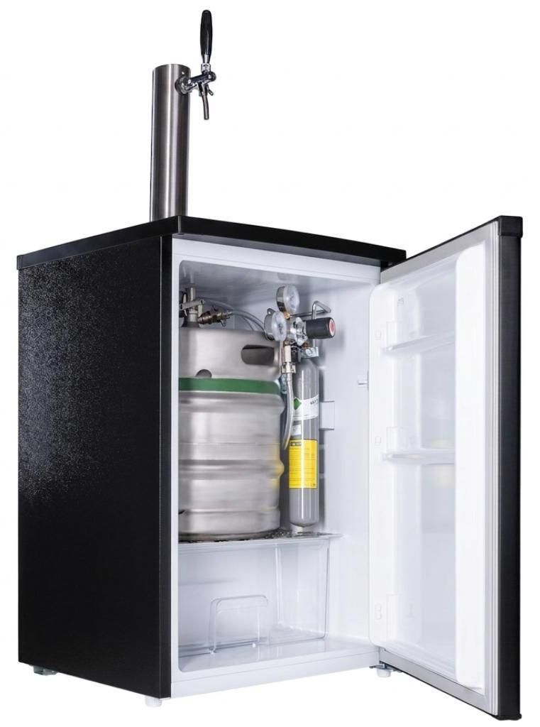 Komplette Bierbar / Zapfanlage für max. 30l Fass Schwarz Produktbild 