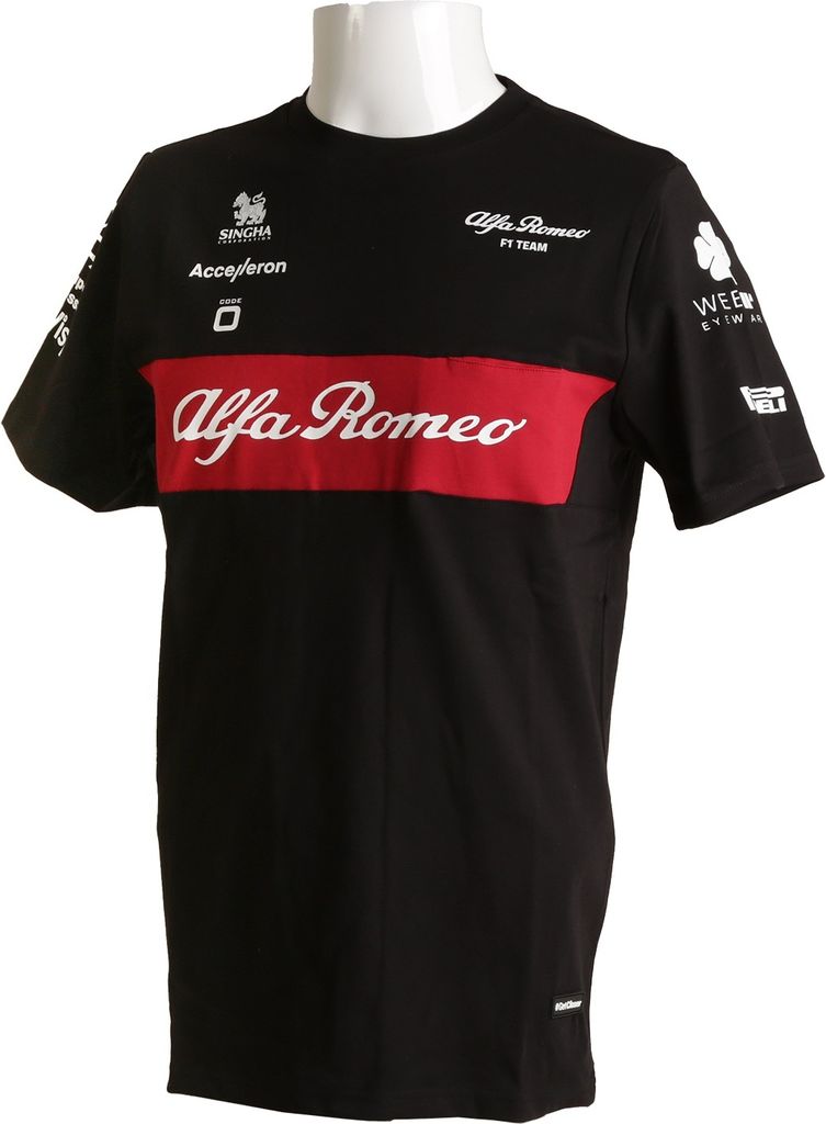 Alfa Romeo F1 Team T-Shirt Męski Czarny Rozmiar S Zdjęcie produktu 
