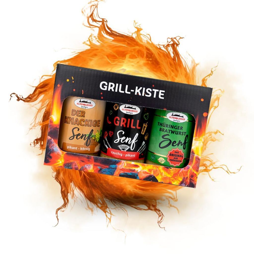 Geschenkbox Grillkiste - 3er Set Produktbild 