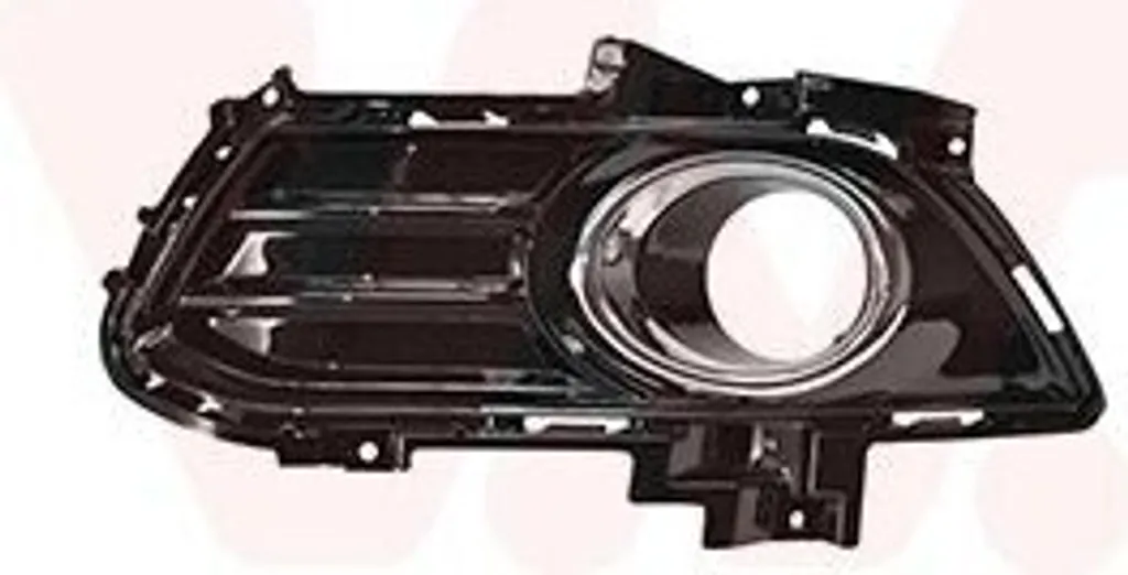 Grille d'aération centrale de pare-chocs pour FORD Mondeo V Break (CF) Noir